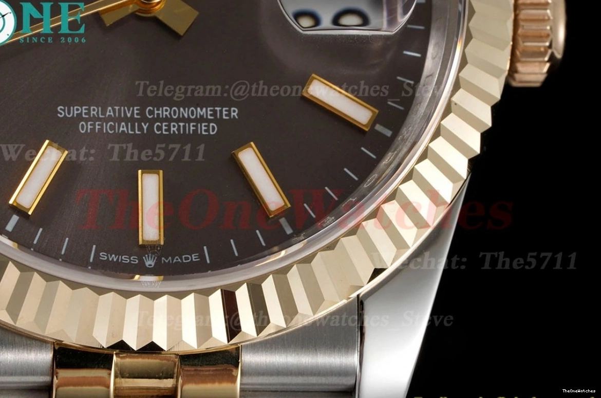 A2836 SS 126233 Brown 904L YG Stk Jub 36MM Datejust Wrapped GMF 1221
